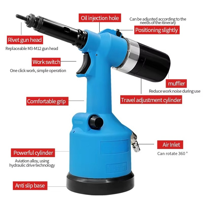 RL-5312 Heavy-Duty Air Riveter - Rivet Gun Air ulasan dan harga